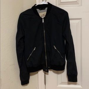hollister black jacket